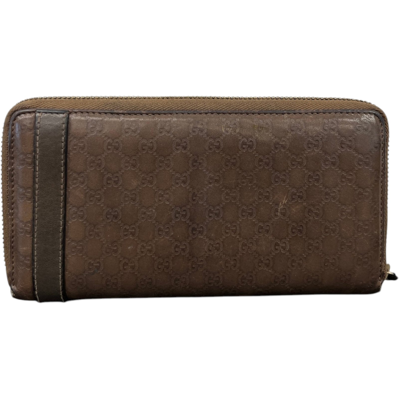 Women's Micro Guccissima Wallet Brown - Photo 2