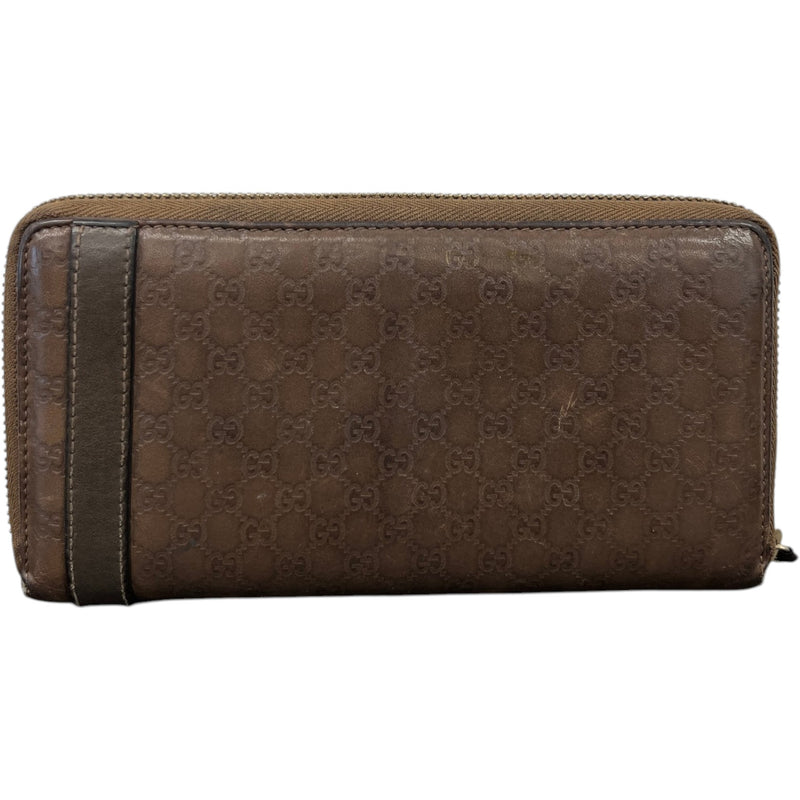 Women's Micro Guccissima Wallet Brown