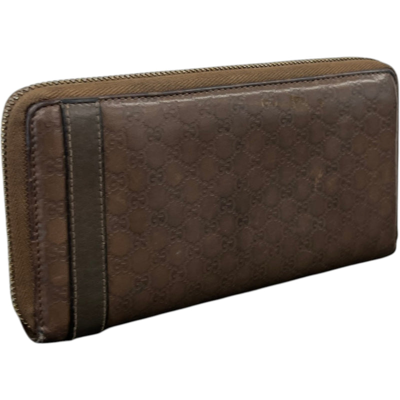 Women's Micro Guccissima Wallet Brown