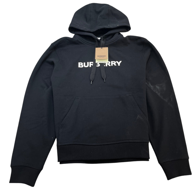 Women's Logo Print Hoodie Black Size M