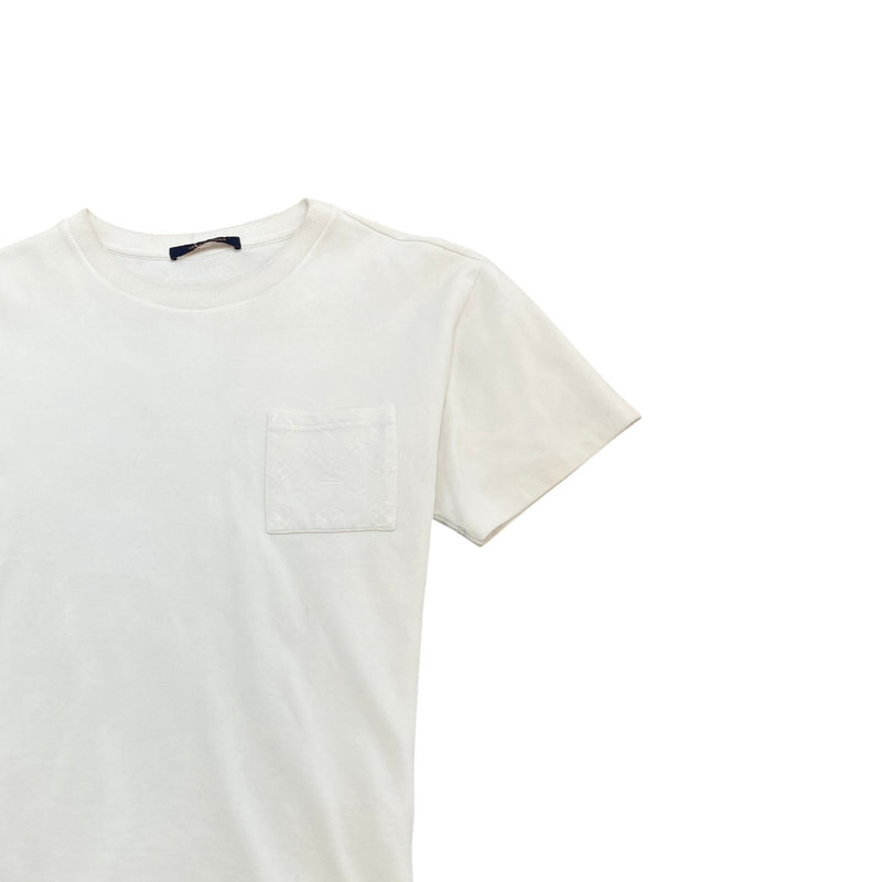 Men's Monogram Pocket T-Shirt White Size M