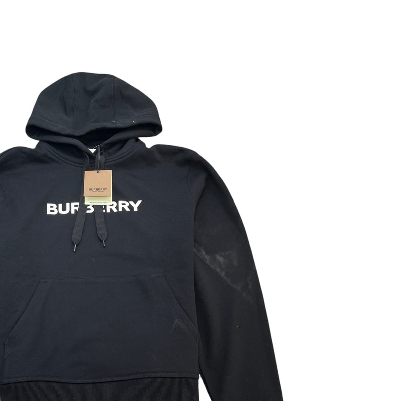 Women's Logo Print Hoodie Black Size M