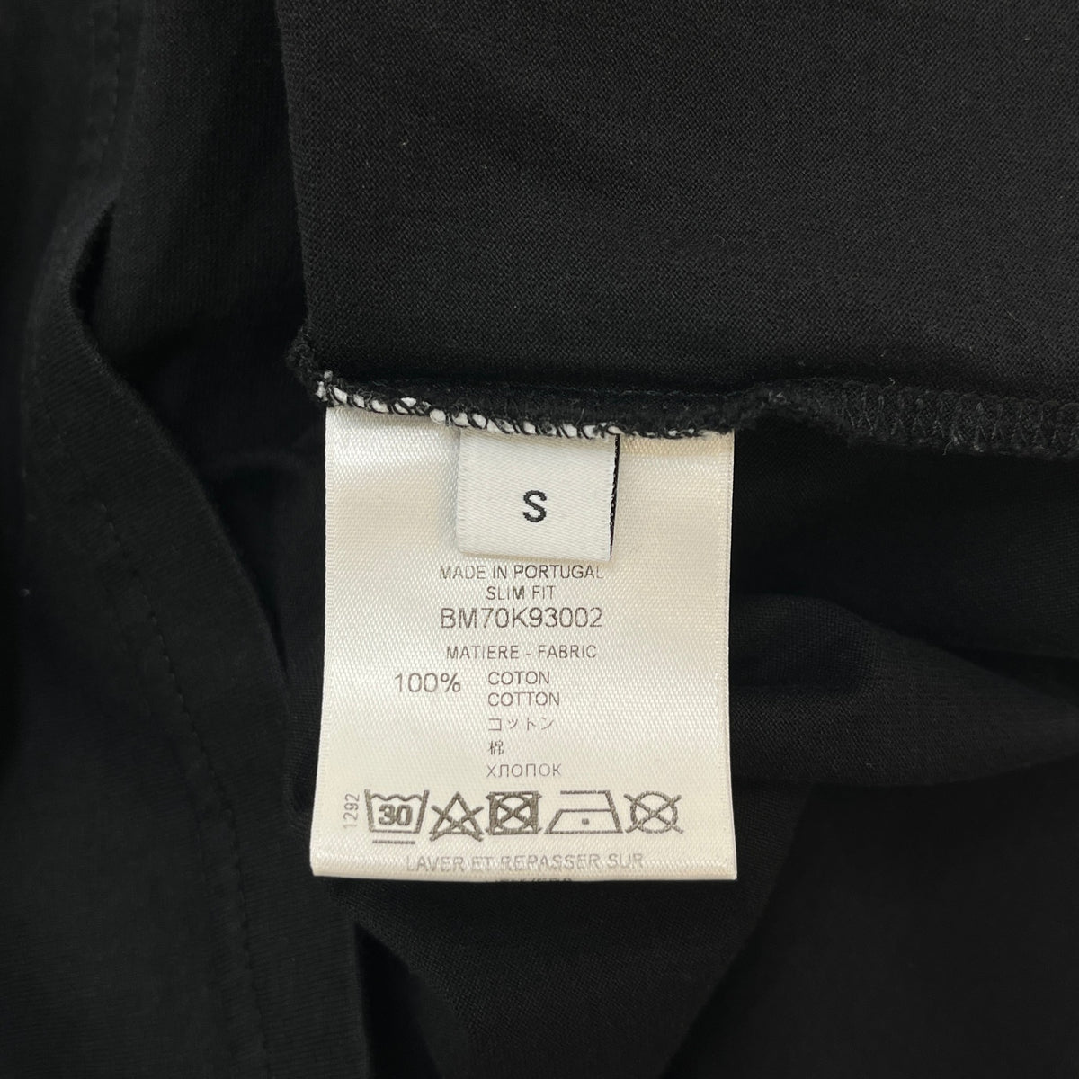 Men's Cracked Logo T-Shirt Black Size S - Photo 5