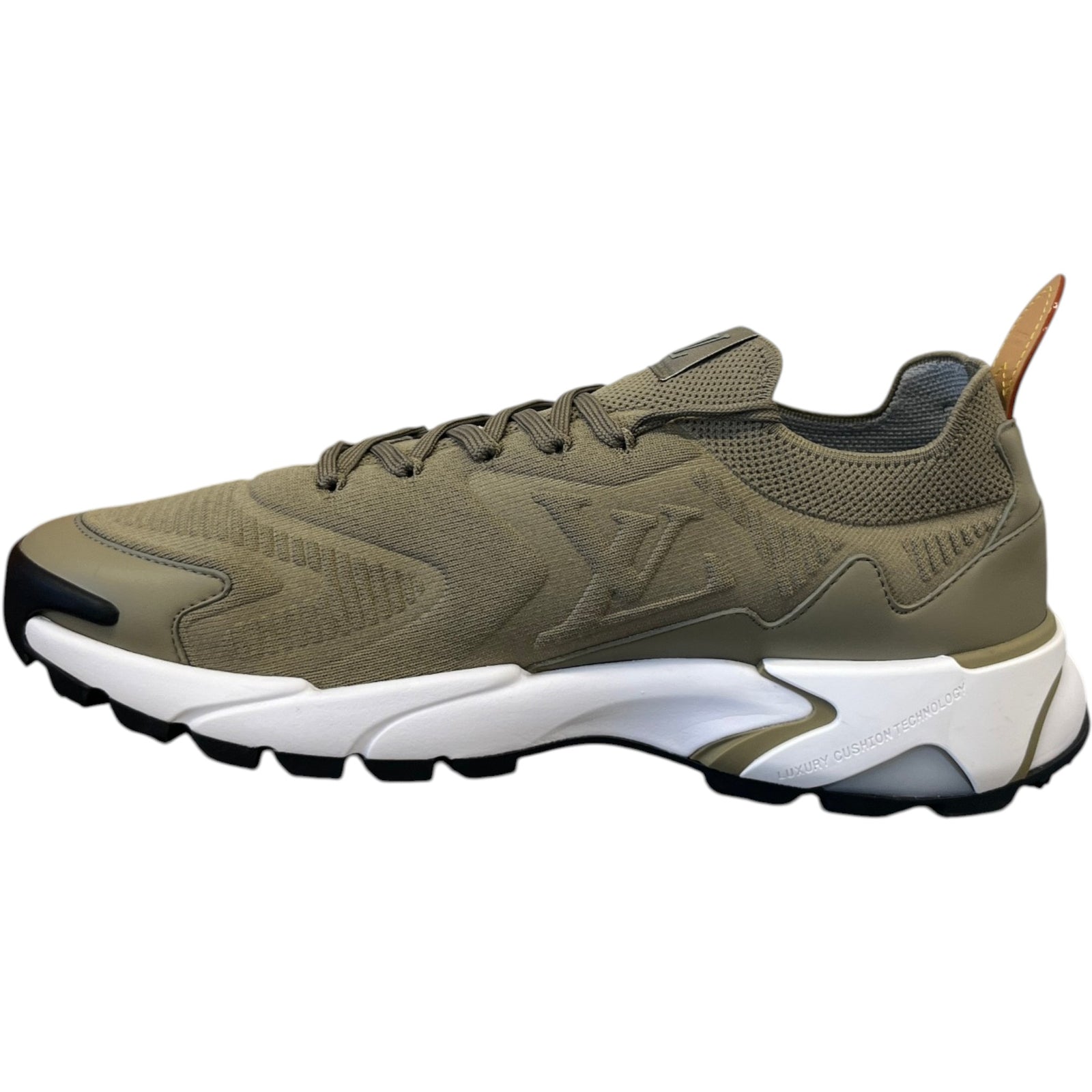 Men's LV Tatic Knit Low Trainers Khaki Size UK 9 / EU 43 - Photo 2