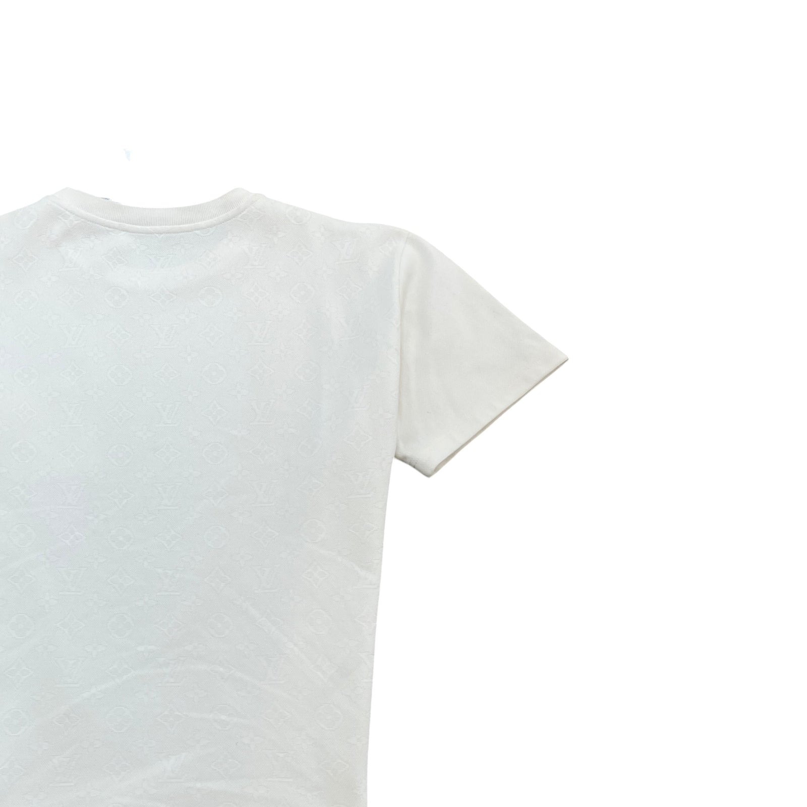 Men's Monogram Pocket T-Shirt White Size M - Photo 4