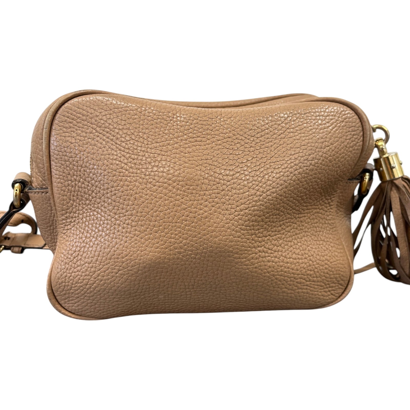 Women's Small Soho Disco Messenger Bag Beige - Photo 2