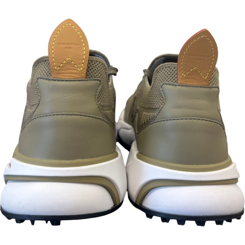 Men's LV Tatic Knit Low Trainers Khaki Size UK 9 / EU 43