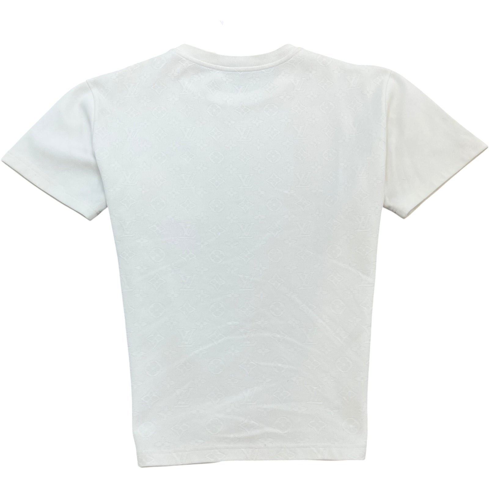 Men's Monogram Pocket T-Shirt White Size M - Photo 2