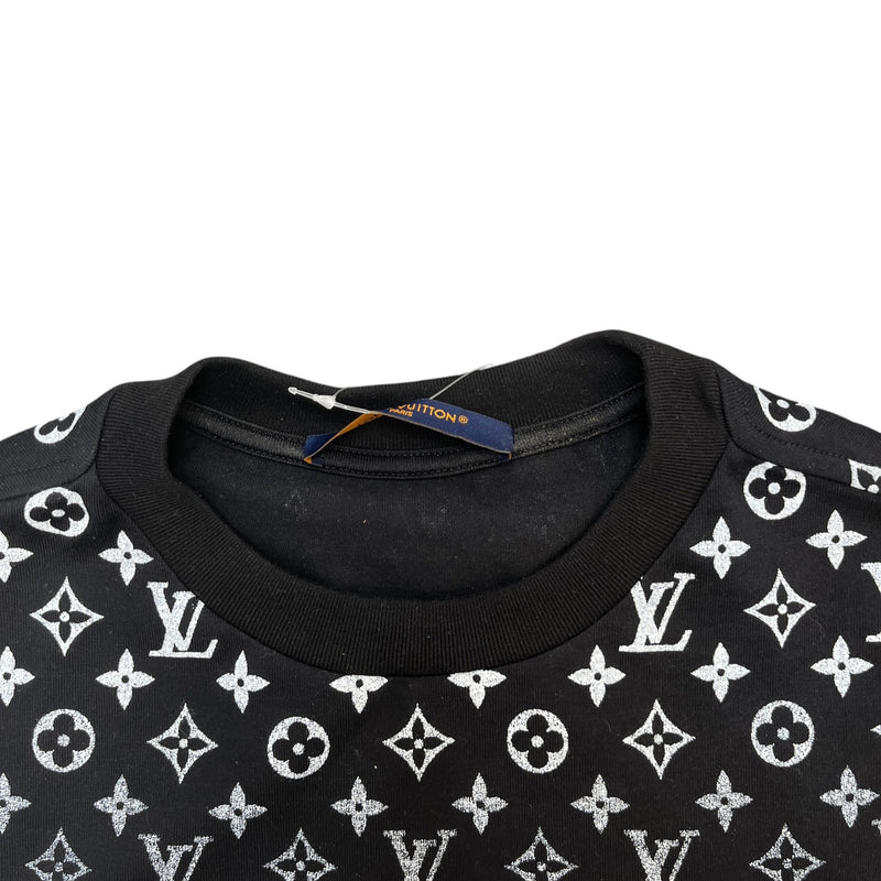 Men's Monogram Gradient T-Shirt Black Size XS