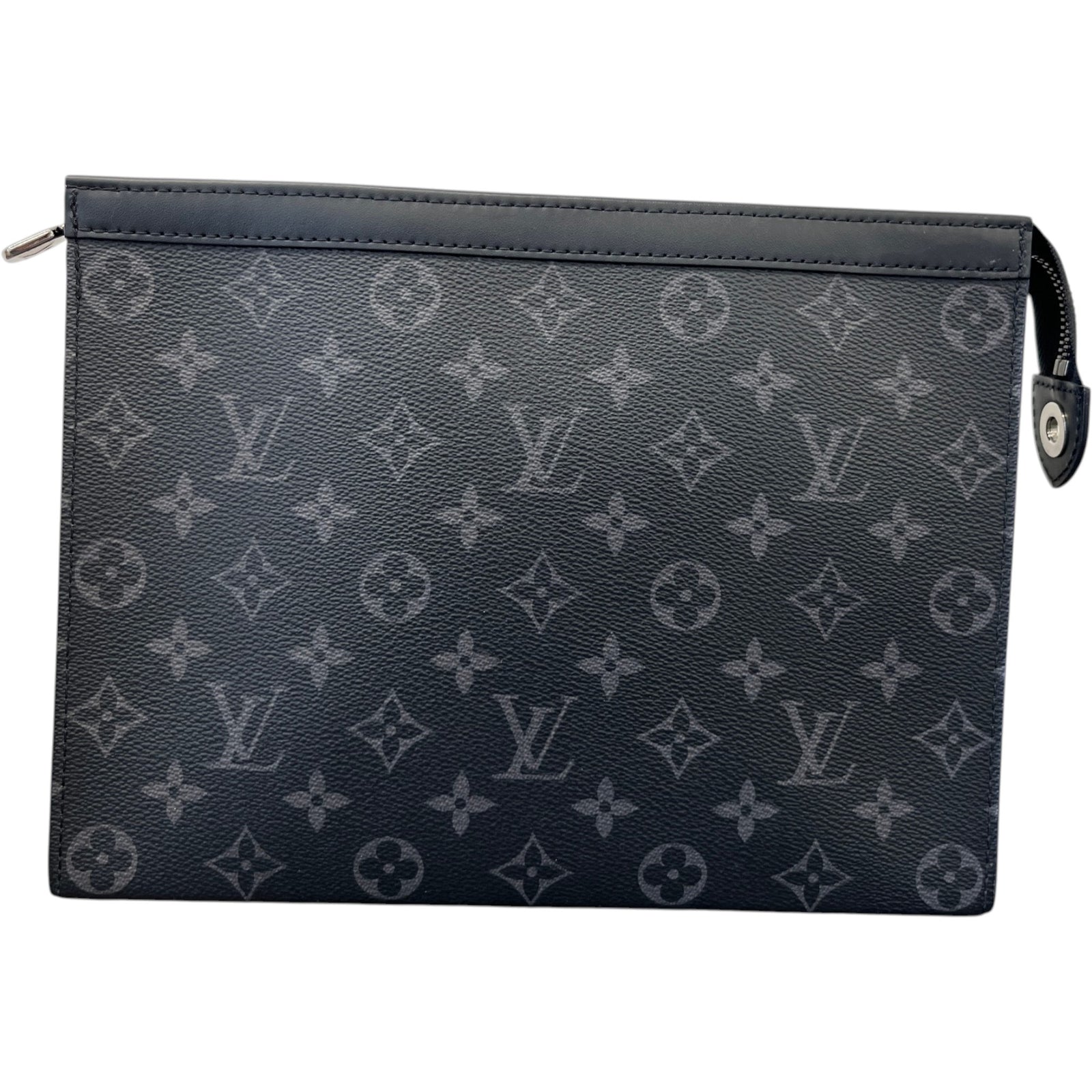 Men's Monogram Eclipse Pochette Voyage Mm Clutch Black - Photo 1