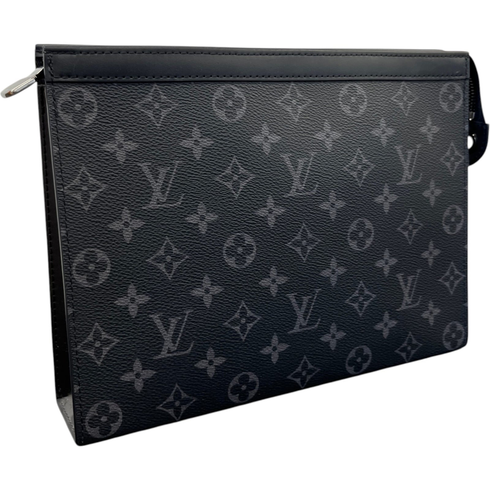 Men's Monogram Eclipse Pochette Voyage Mm Clutch Black - Photo 3