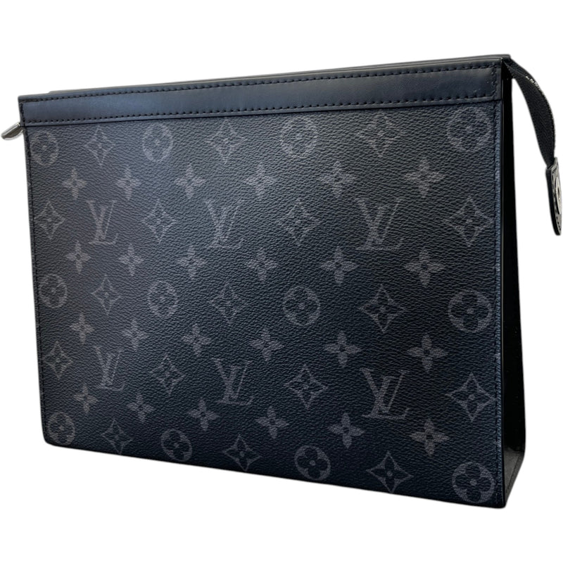 Men's Monogram Eclipse Pochette Voyage Mm Clutch Black