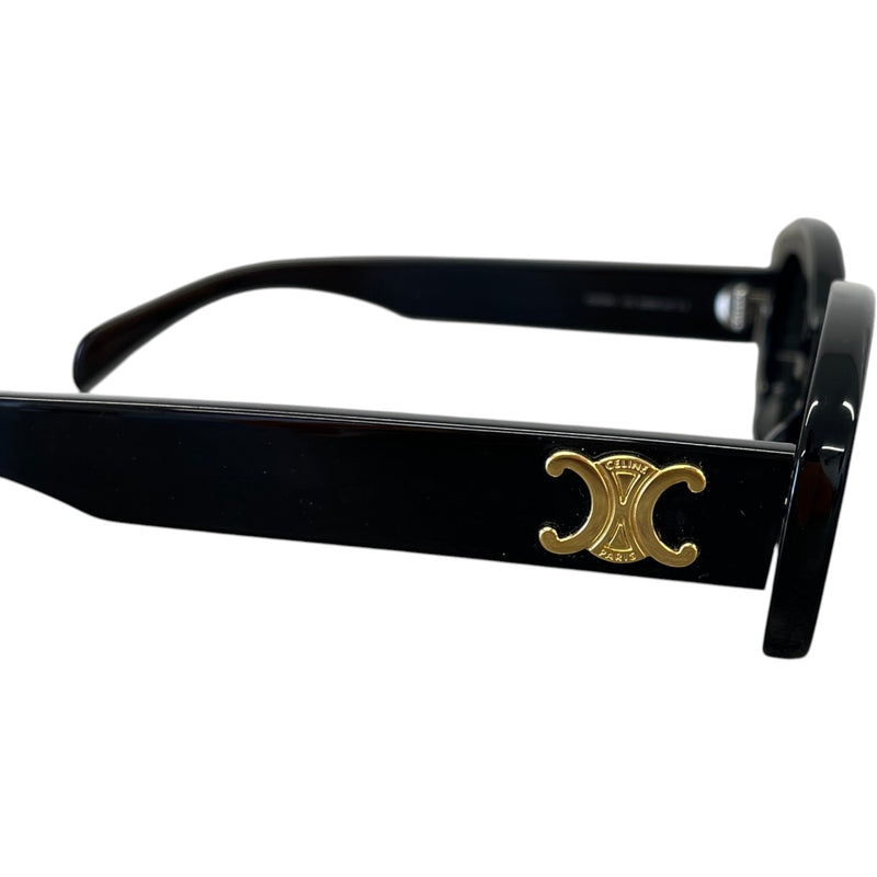 Women's CL40194U Triomphe Oval Sunglasses Black