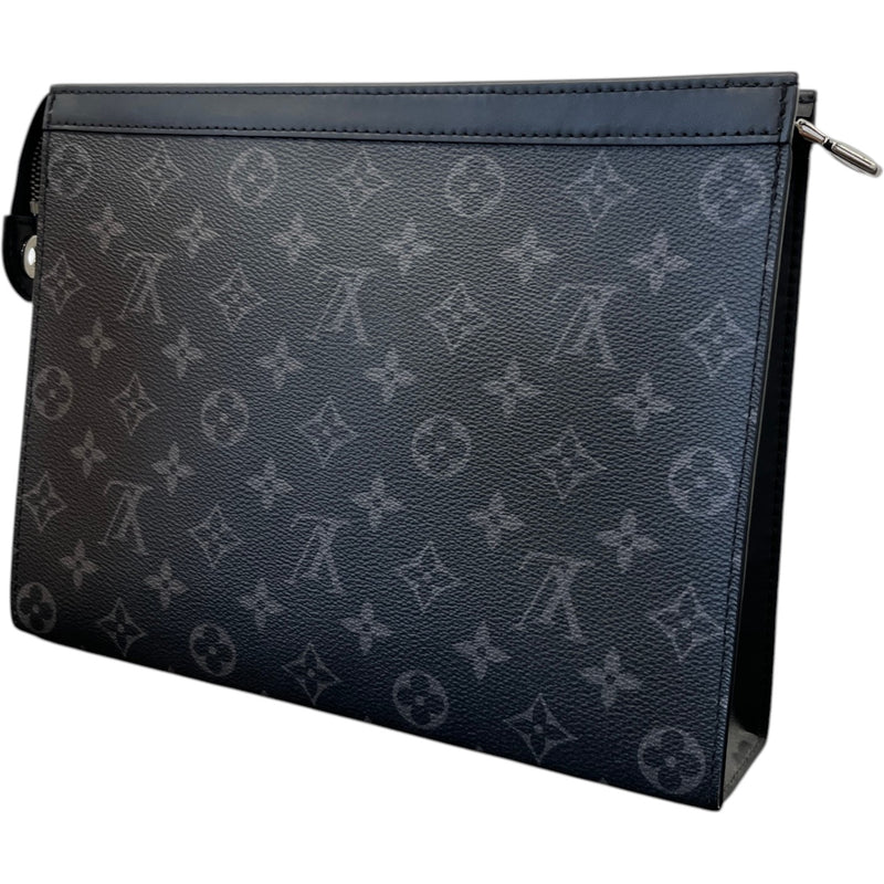 Men's Monogram Eclipse Pochette Voyage Mm Clutch Black