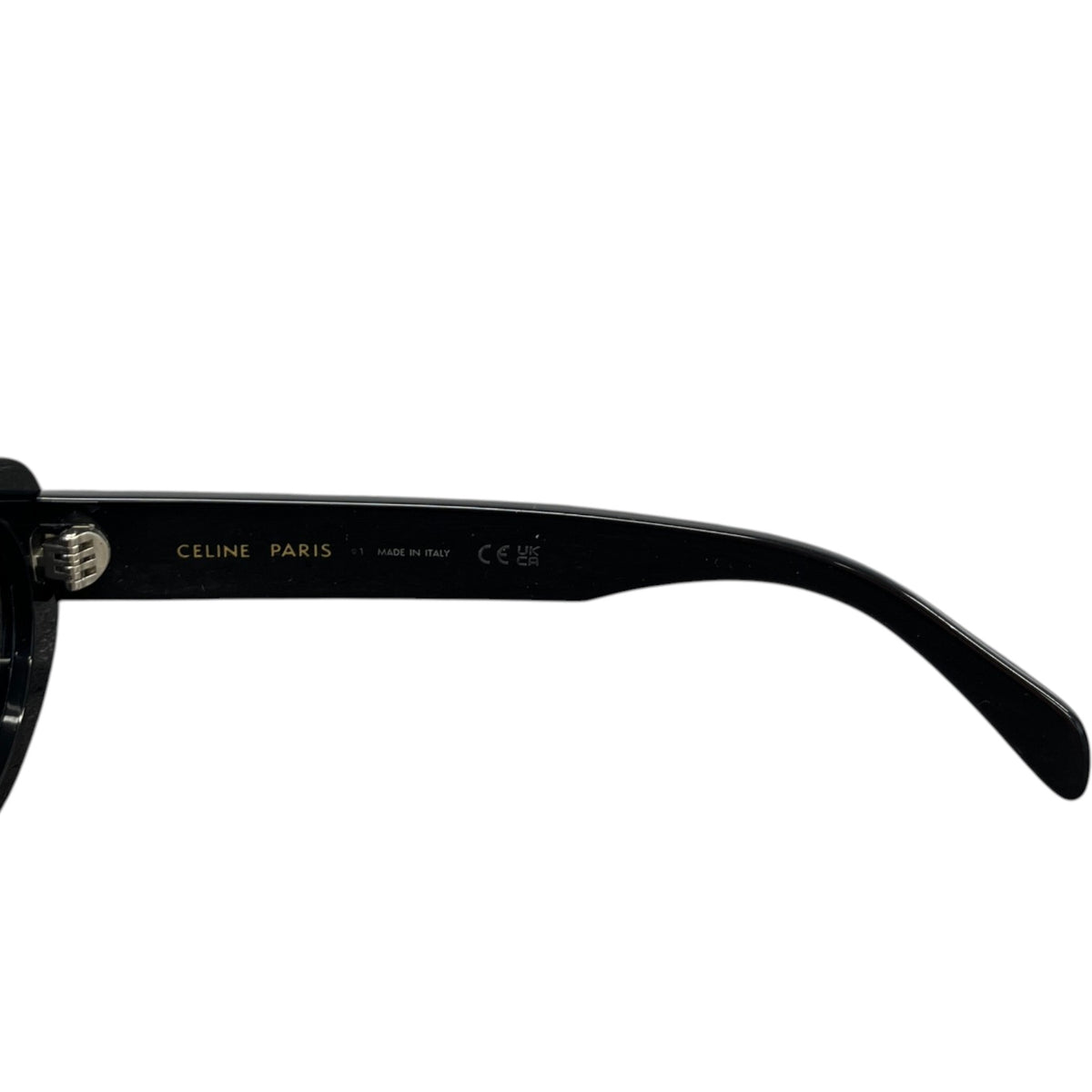 Women's CL40194U Triomphe Oval Sunglasses Black - Photo 9