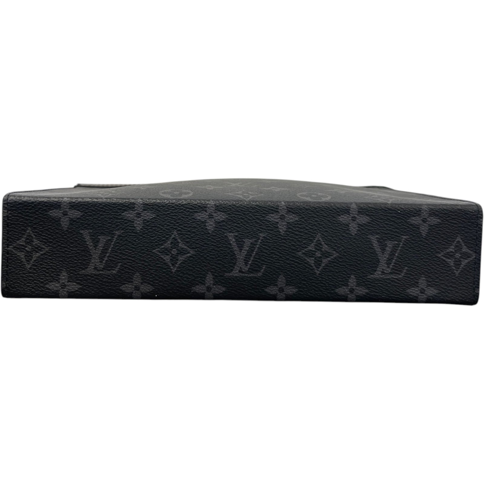 Men's Monogram Eclipse Pochette Voyage Mm Clutch Black - Photo 9