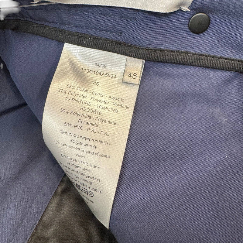 Men's Logo Patch Trousers Navy Size S / W30