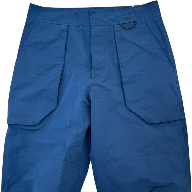 Men's Logo Patch Trousers Navy Size S / W30