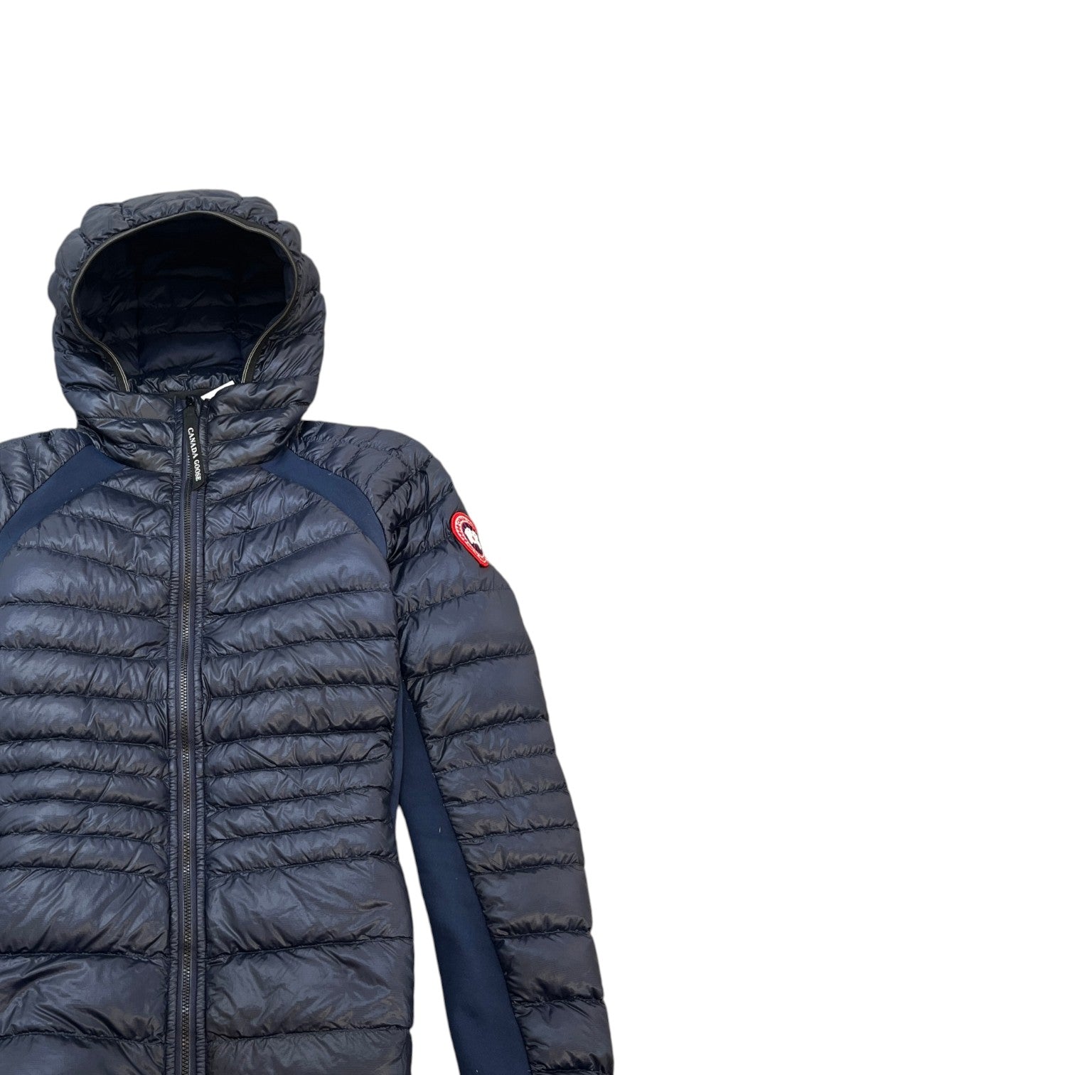 Women's Hybridge Lite Down Jacket Navy Size S - Photo 3