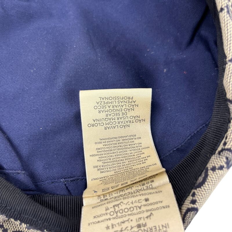 Men's GG Supreme Flat Cap Beige Size XL