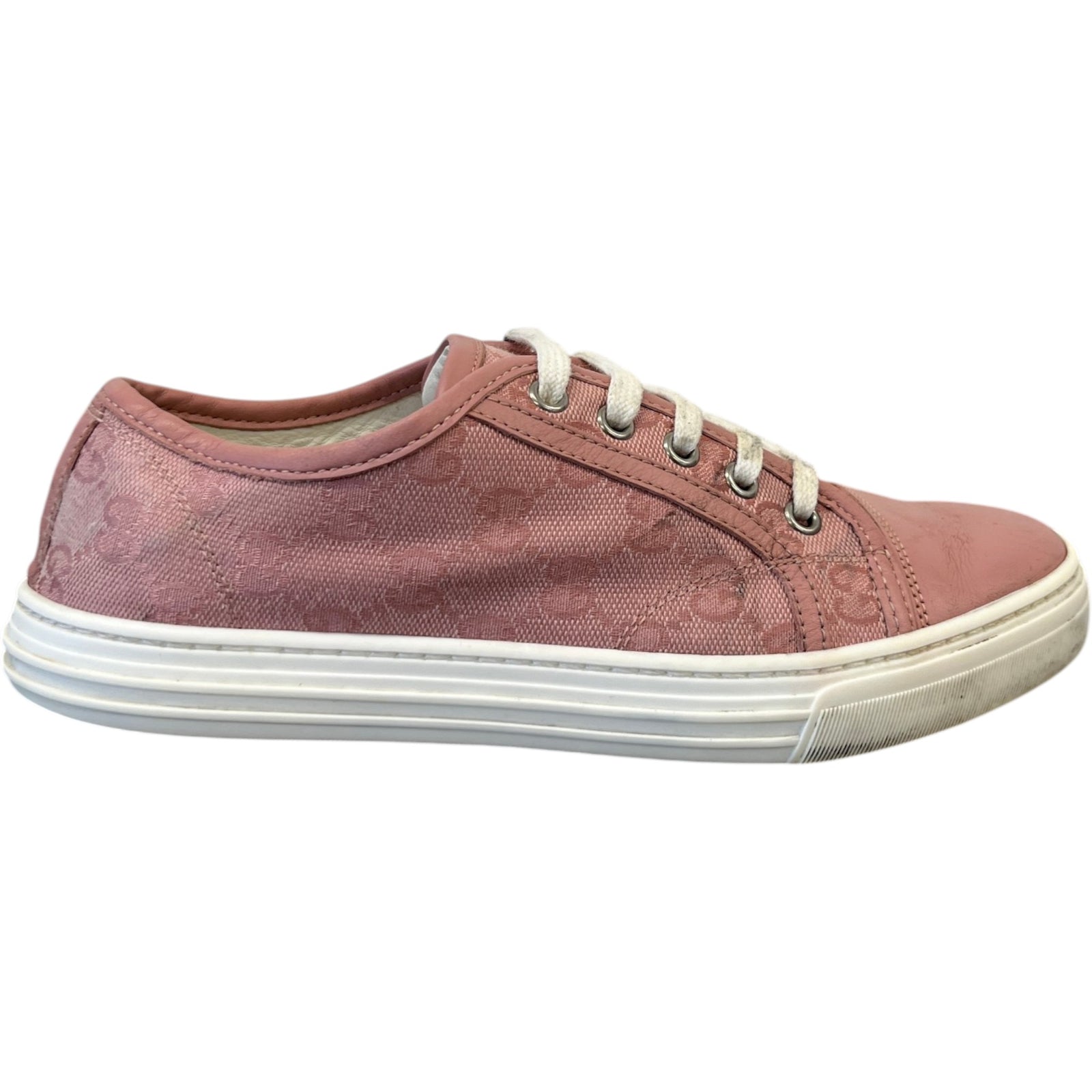 Women's Gg Supreme Low Trainers Pink Size EU 37 / UK 4 - Photo 1