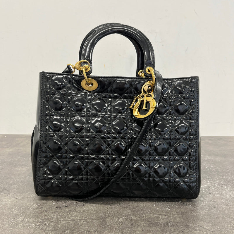 Women's Lady Dior Handbag Black