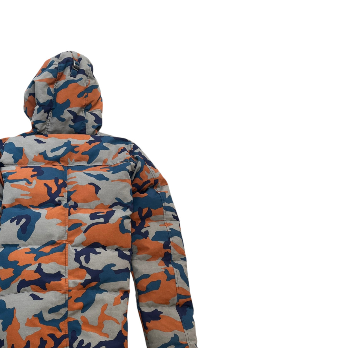 Men's MacMillan Parka Camo Down Jacket Grey Size M - Photo 4