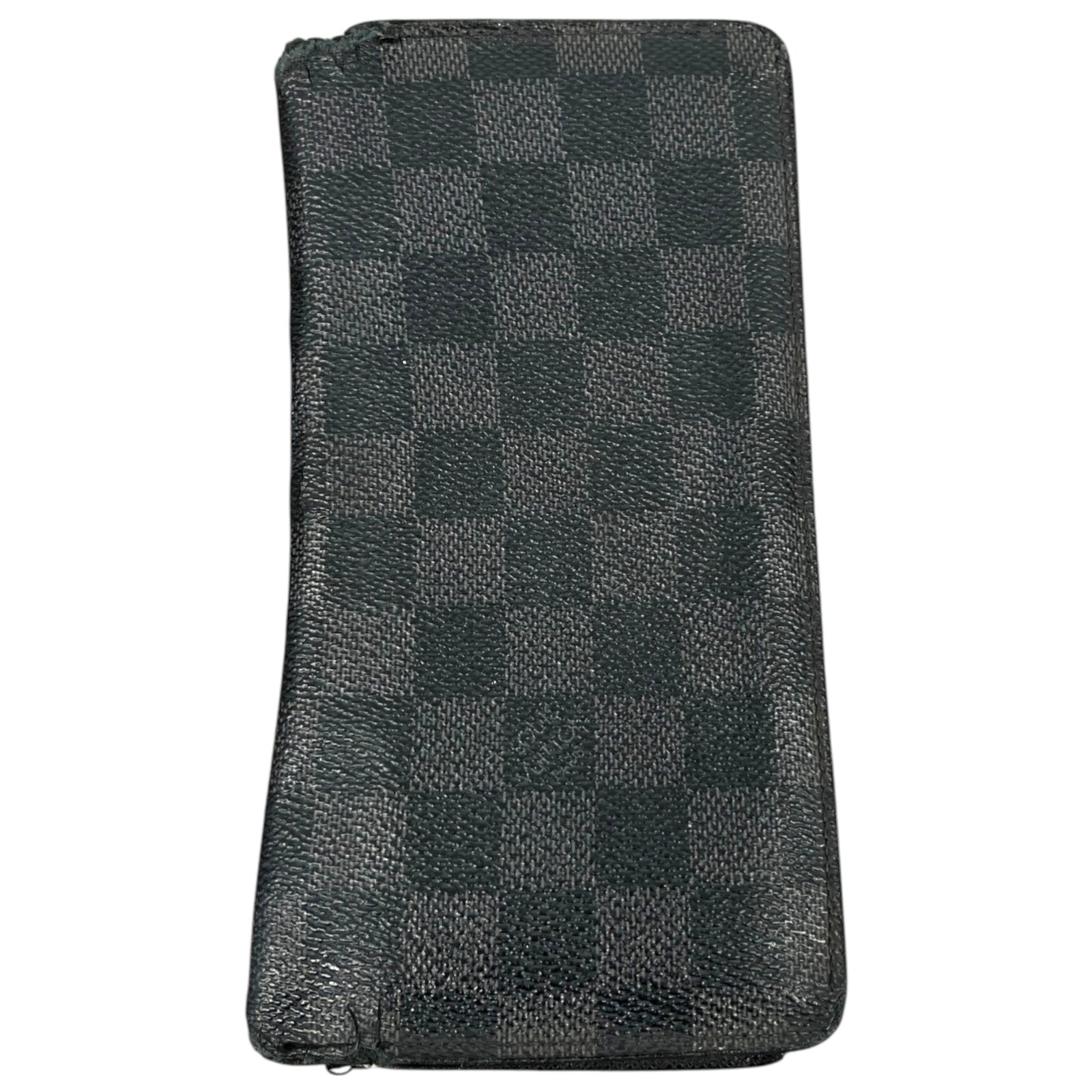 Men's Damier Graphite Brazza Wallet Black - Photo 1