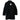 Men's Logo Print Button Up Trench Jacket Black Size IT 44 / XS