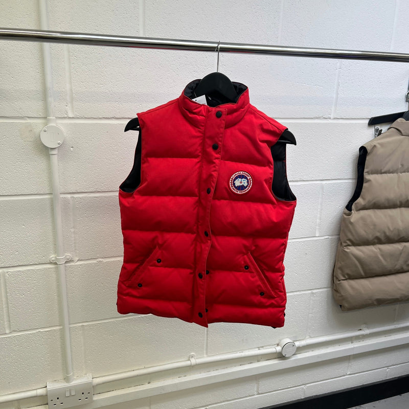 Women's Heritage Freestyle Vest Gilet Red Size M / UK 10