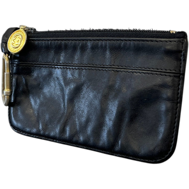 Women's Gg Coin Pouch Keyring Black