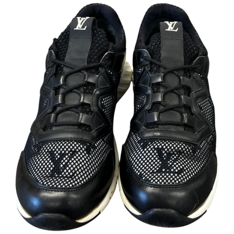 Women's Mesh Monogram Low Trainers Black Size EU 37.5 / UK 4.5