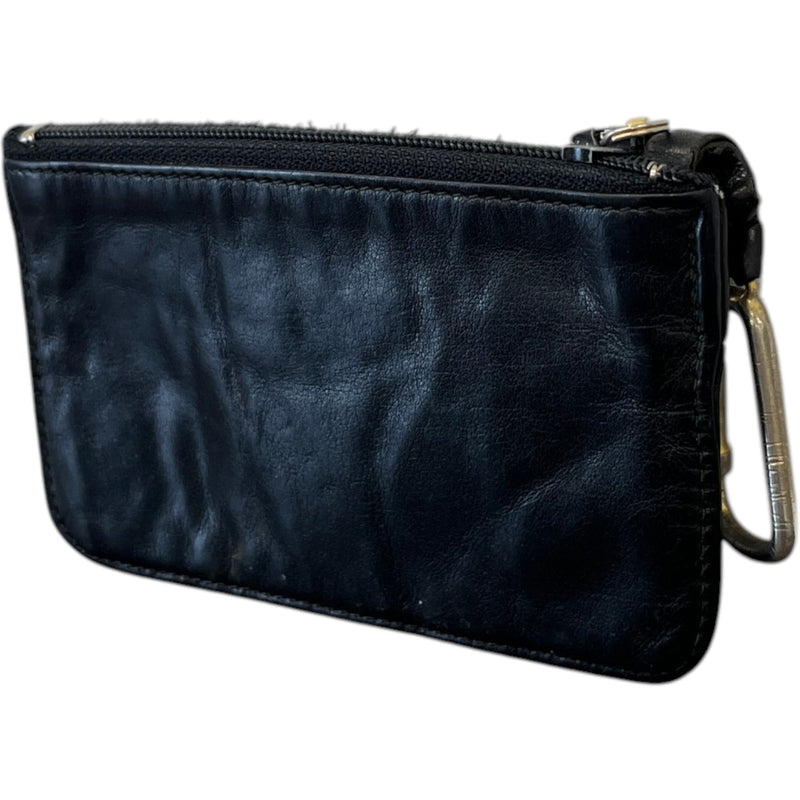 Women's Gg Coin Pouch Keyring Black