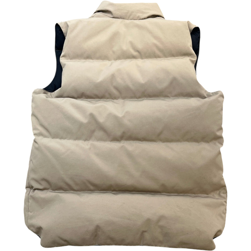 Men's Freestyle Crew Vest Gilet Beige Size S
