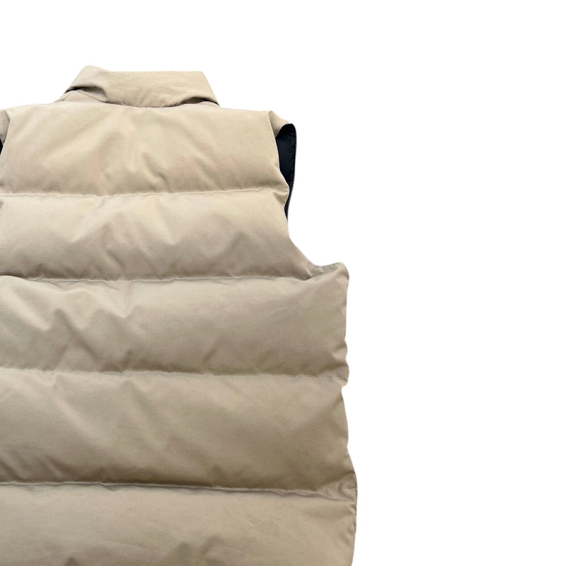 Men's Freestyle Crew Vest Gilet Beige Size S
