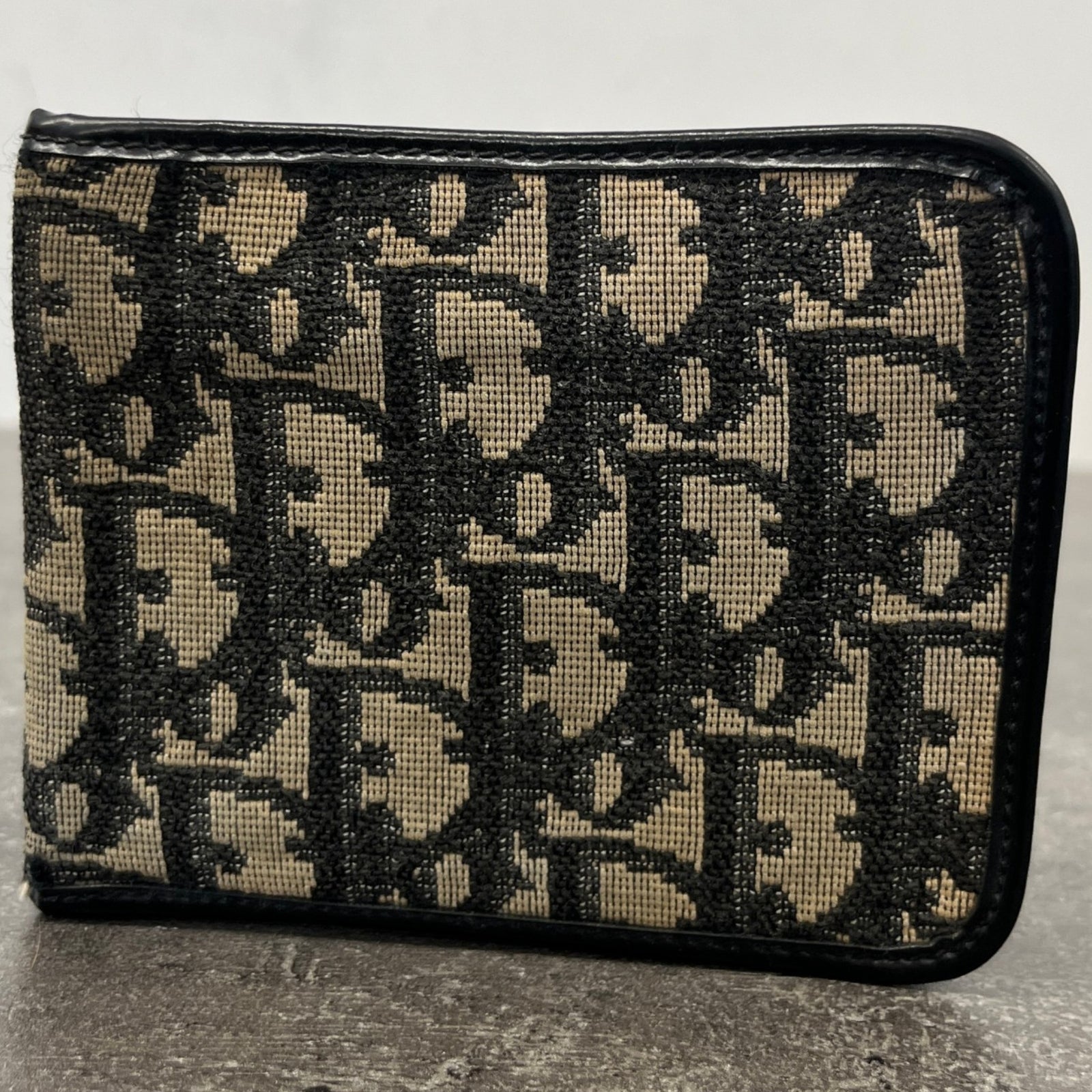 Men's Oblique Bifold Wallet Black - Photo 10