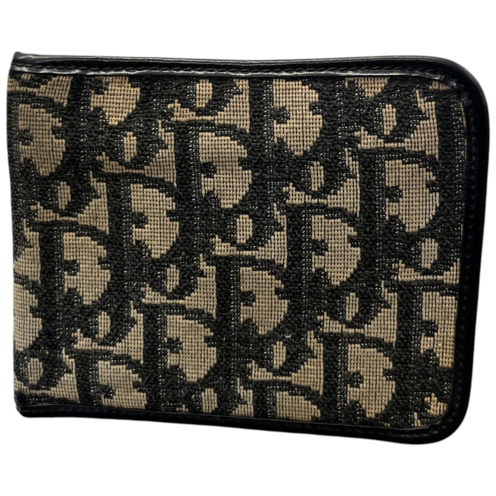 Men's Oblique Bifold Wallet Black - Photo 1