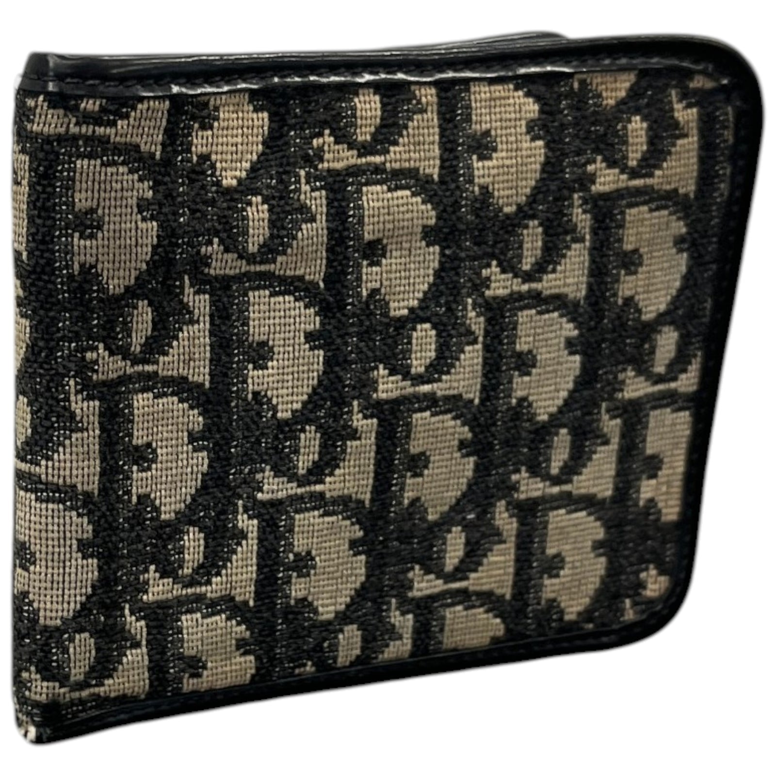 Men's Oblique Bifold Wallet Black - Photo 4