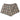 Men's Check Print Swim Shorts Beige Size M