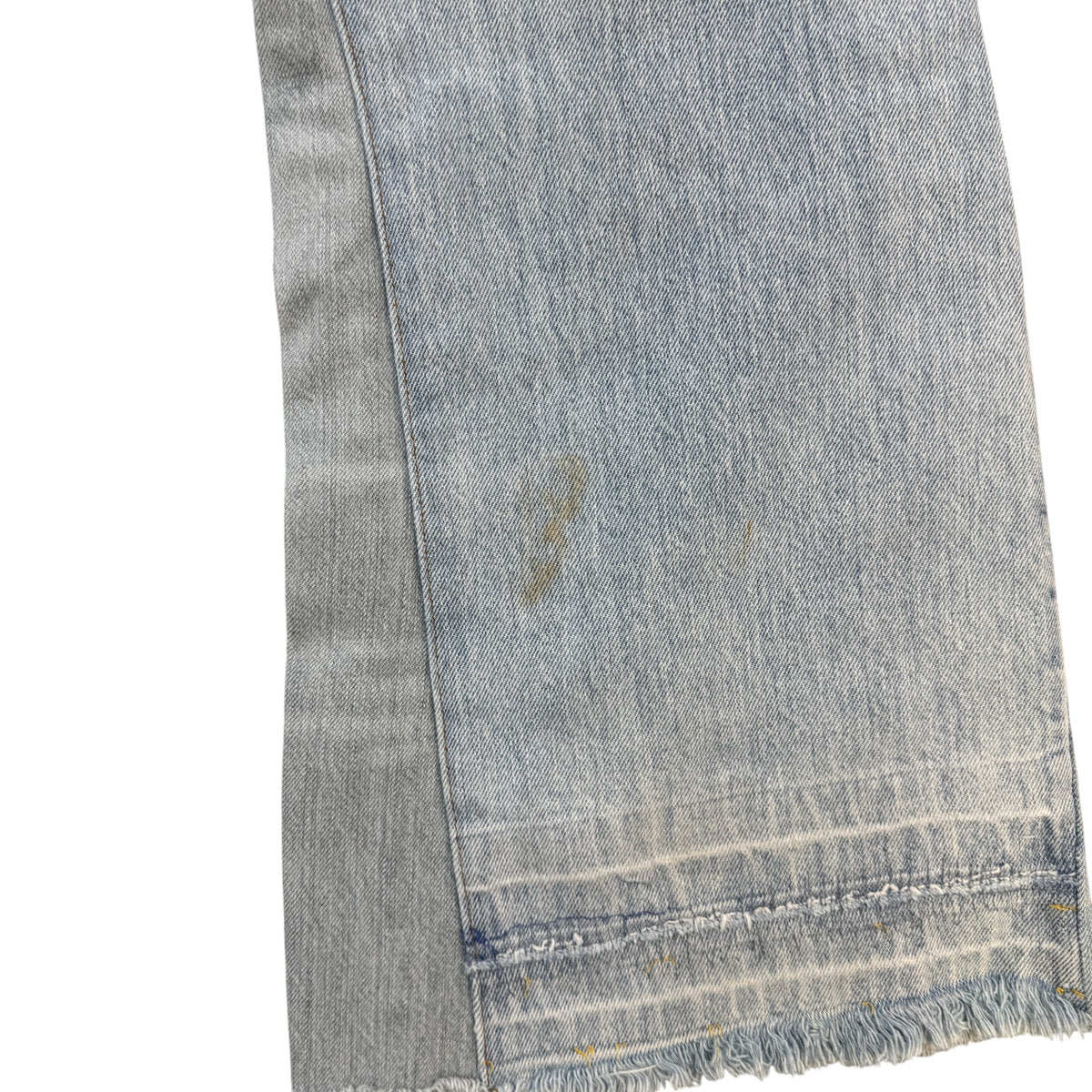Men's Panelled Flare Jeans Blue Size L / W34 - Photo 4