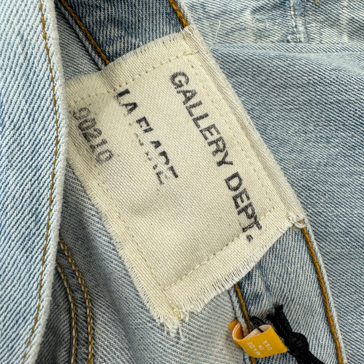 Men's Panelled Flare Jeans Blue Size L / W34 - Photo 5