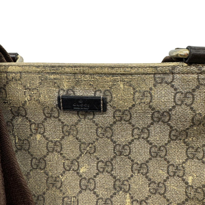 Men's Gg Supreme Messenger Bag Beige