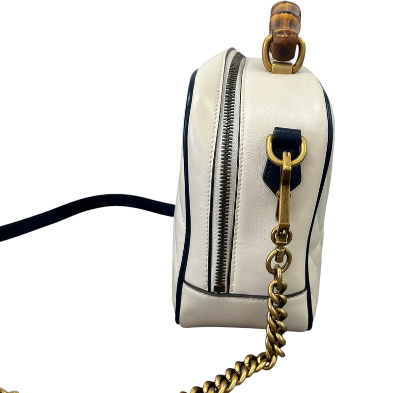 Women's Torchon Marmont Bamboo Handbag Cream