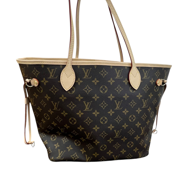 Women's Monogram Neverfull MM Handbag Brown