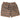 Men's Check Print Swim Shorts Beige Size L