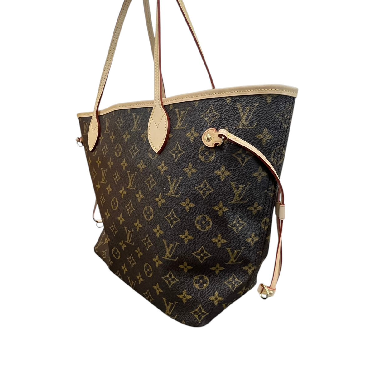 Women's Monogram Neverfull MM Handbag Brown - Photo 8