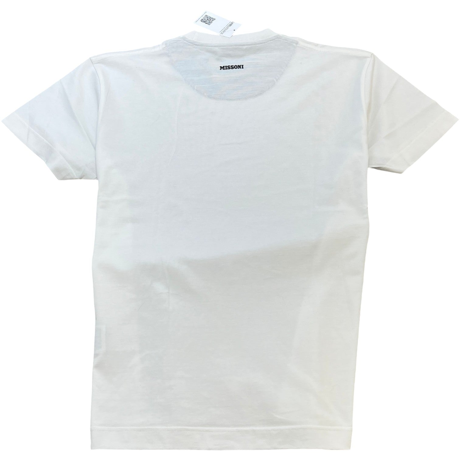 Men's Logo Patch T-Shirt White Size S - Photo 2