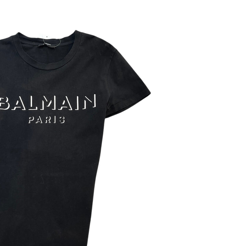 Men's Logo Print T-Shirt Black Size XS