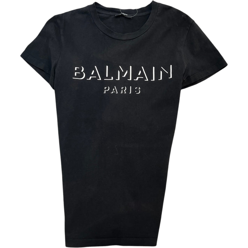 Men's Logo Print T-Shirt Black Size XS