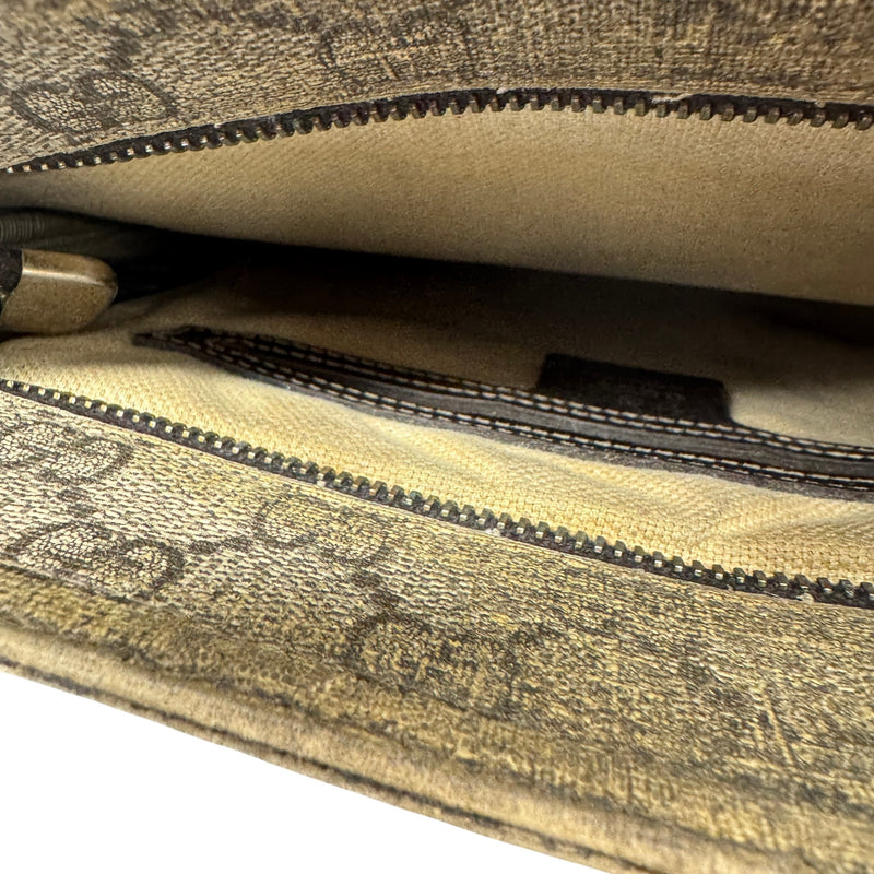 Men's Gg Supreme Messenger Bag Beige